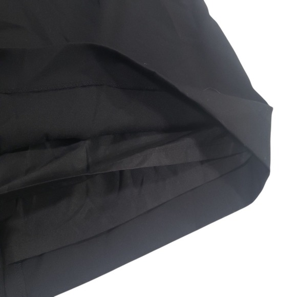 Merona A Line Mini Skirt Womens Ebony 18 Stretch Extensible Lined Hook & Eye Zip - Picture 5 of 12